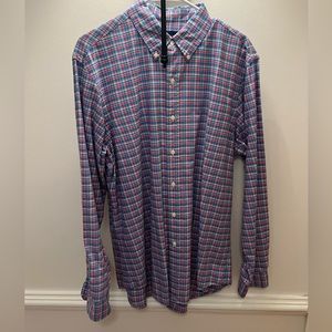 Ralph Lauren pink & blue plaid Button down